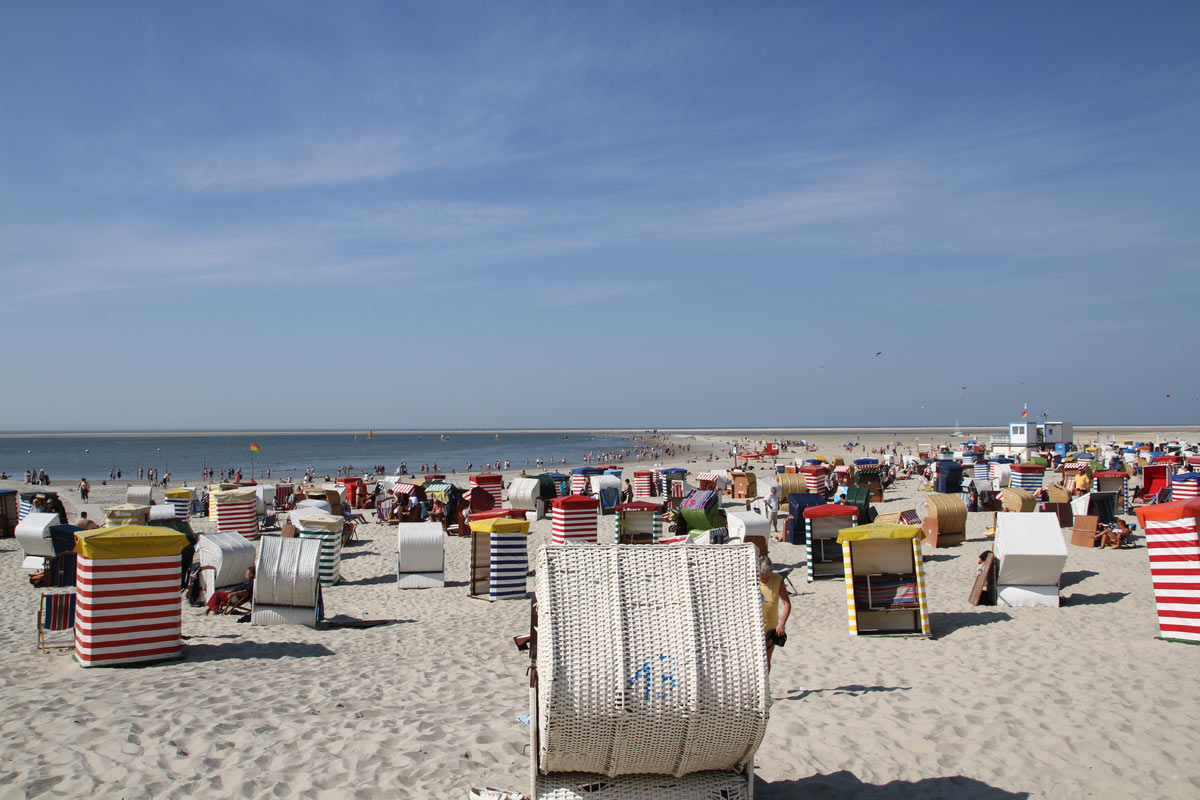 Strandleben im Hochsommer