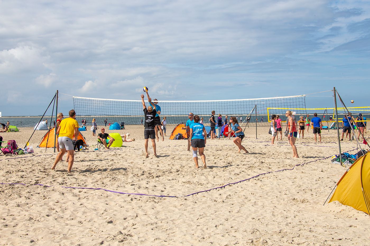 Beachvolleyball am Nordbad