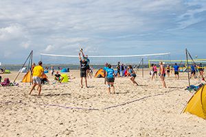 Beachvolleyball am Nordbad